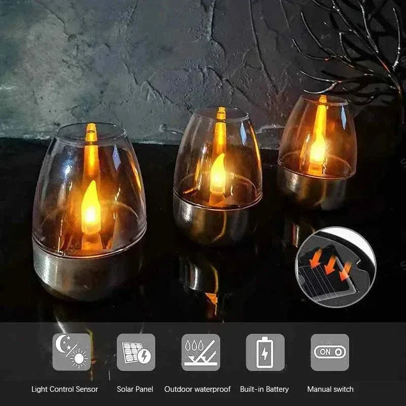LED Solar Candles