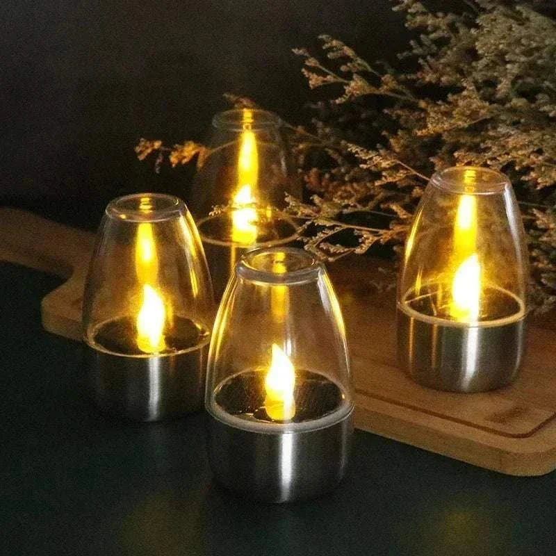 LED Solar Candles