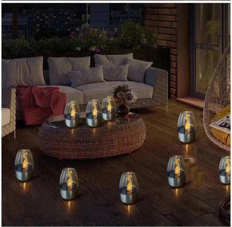 LED Solar Candles