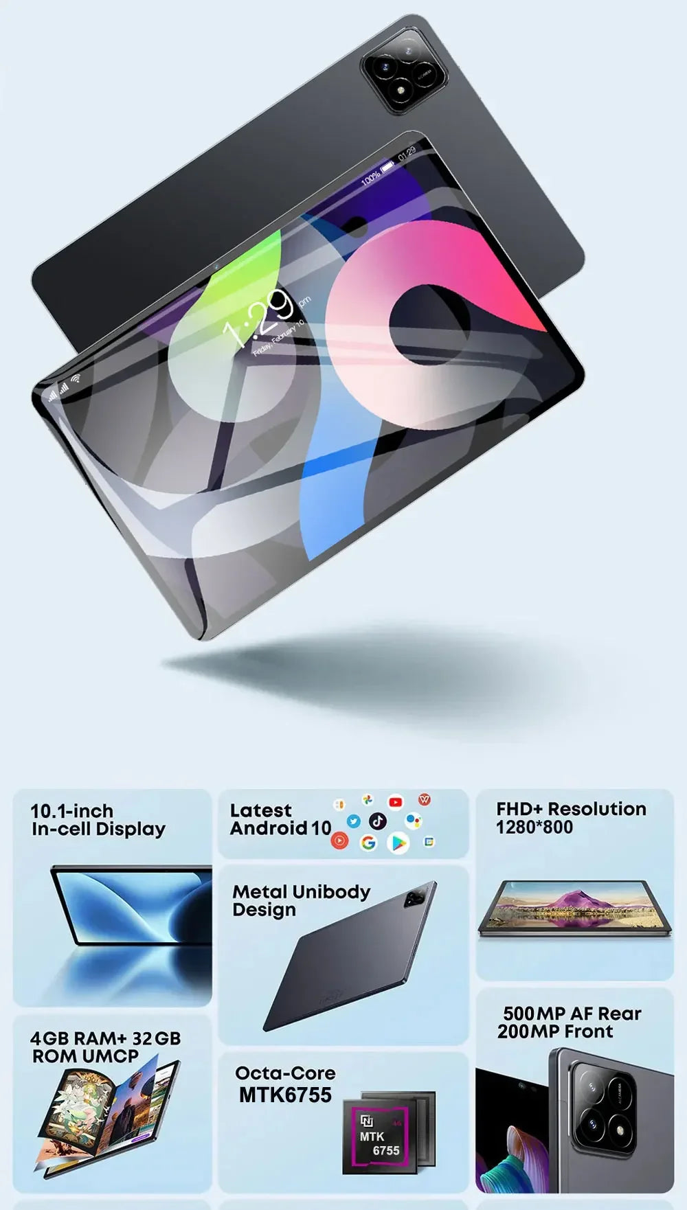 Tablets with keyboard