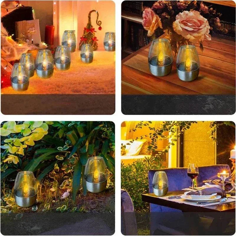 LED Solar Candles