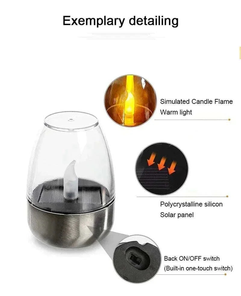 LED Solar Candles
