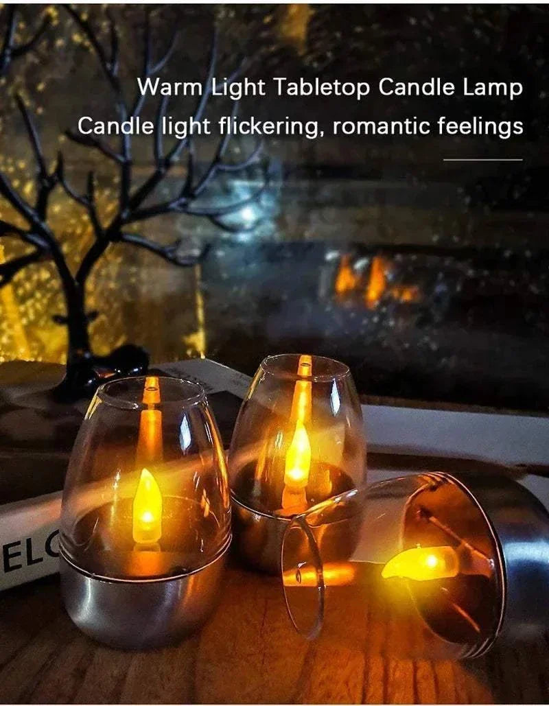 LED Solar Candles