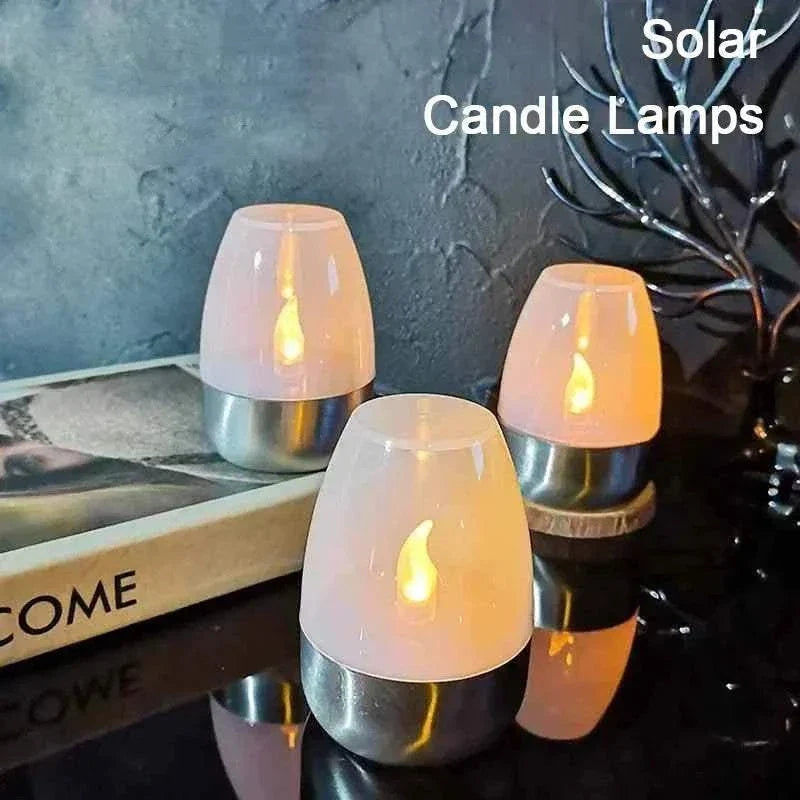 LED Solar Candles