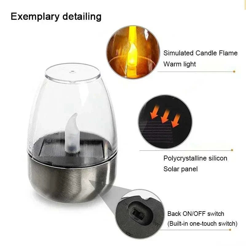 LED Solar Candles