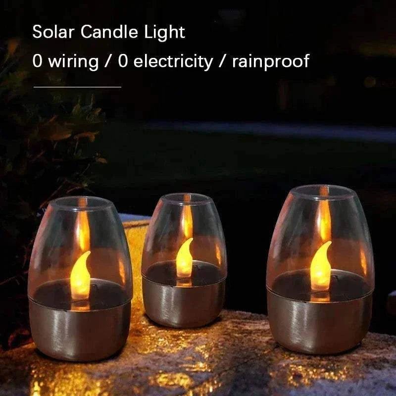 LED Solar Candles