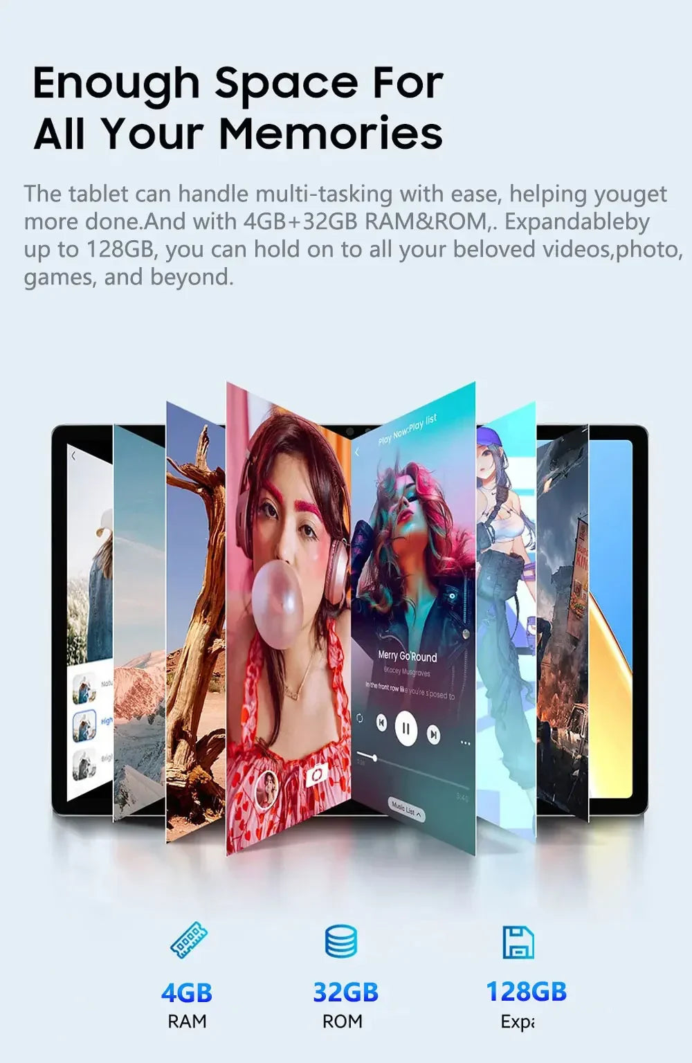 Tablets with keyboard