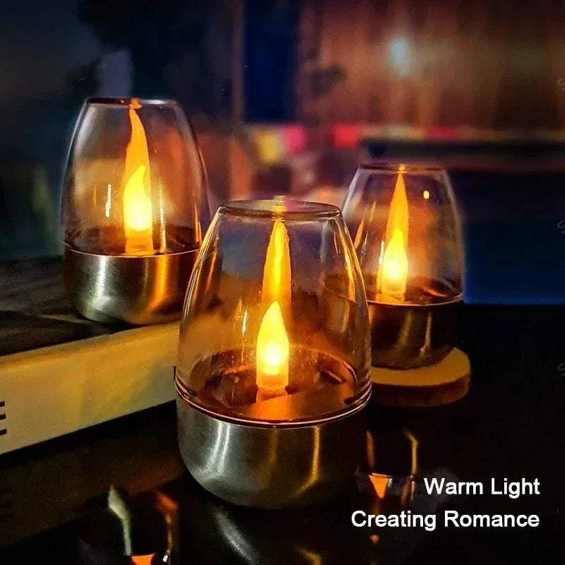 LED Solar Candles