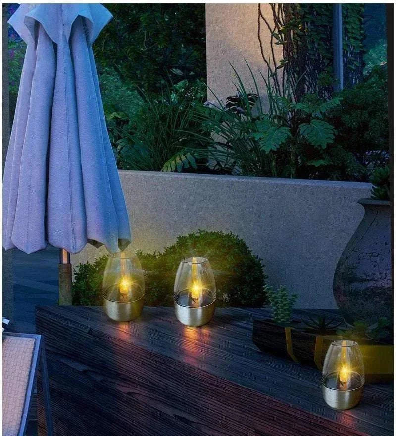 LED Solar Candles
